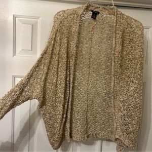 Gold & White Cardigan